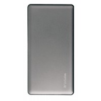 Power Bank Verbatim 10000mAh 2x USB-A + 1x USB-C + 1x Micro USB Srebrny Quick Charge 3.0