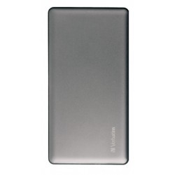 Power Bank Verbatim 10000mAh 2x USB-A + 1x USB-C + 1x Micro USB Srebrny Quick Charge 3.0