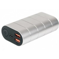 Power Bank Verbatim 10000mAh 2x USB-A + 1x USB-C Srebrno-Szary Quick Charge 3.0