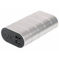 Power Bank Verbatim 10000mAh 2x USB-A + 1x Micro USB Srebrny