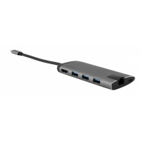 Multi Port Verbatim USB-C 3.1 Gen 1, 3x USB 3.0, HDMI 4k, Type-C, RJ-45, SD/Micro SD