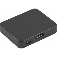 Splitter Video Lanberg HDMI->2x HDMI 4k + Port Micro USB Czarny