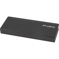 Splitter Video Lanberg HDMI->4x HDMI 4k Czarny +Zasilacz