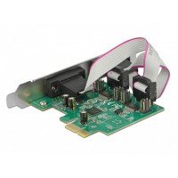 Karta PCI Express Card->2x Serial RS-232 921k Z Zasilaniem Delock