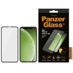 Szkło Hartowane Panzerglass Do Iphone Xr/11 Czarny Do Etui