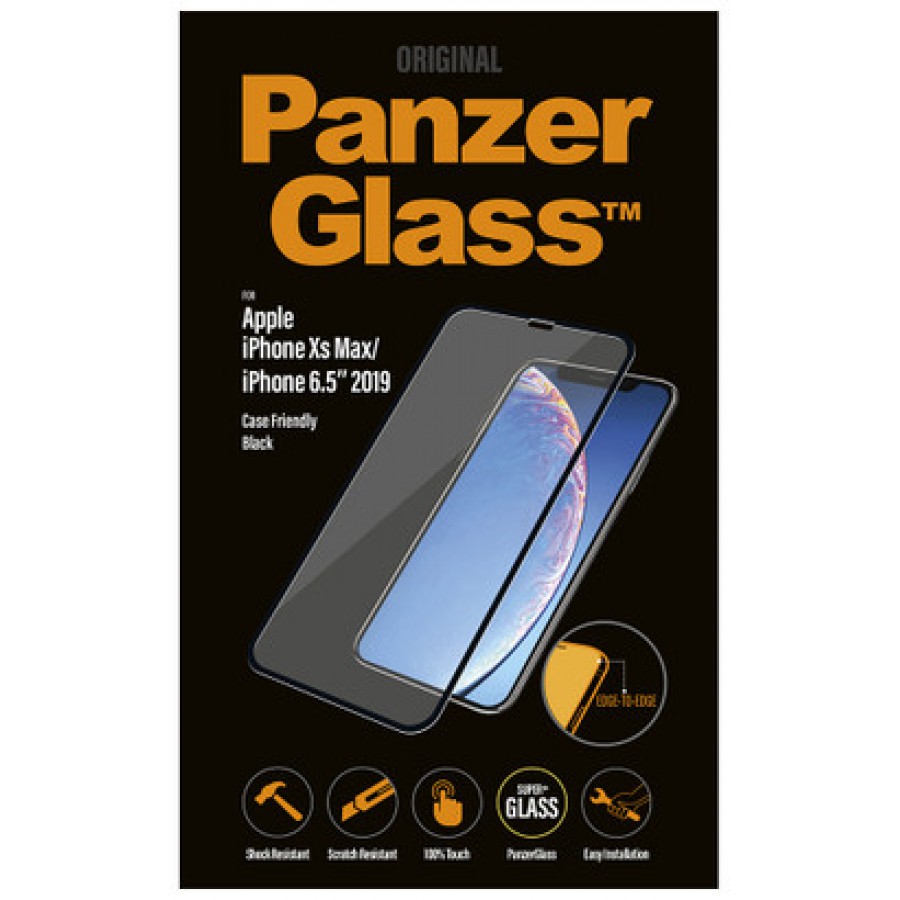 Szkło Hartowane Panzerglass Do Iphone Xs Max/11 Pro Max Czarny Do Etui