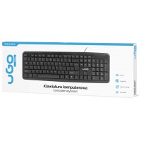 Klawiatura Ugo Askja K110 1.65m Czarna USB