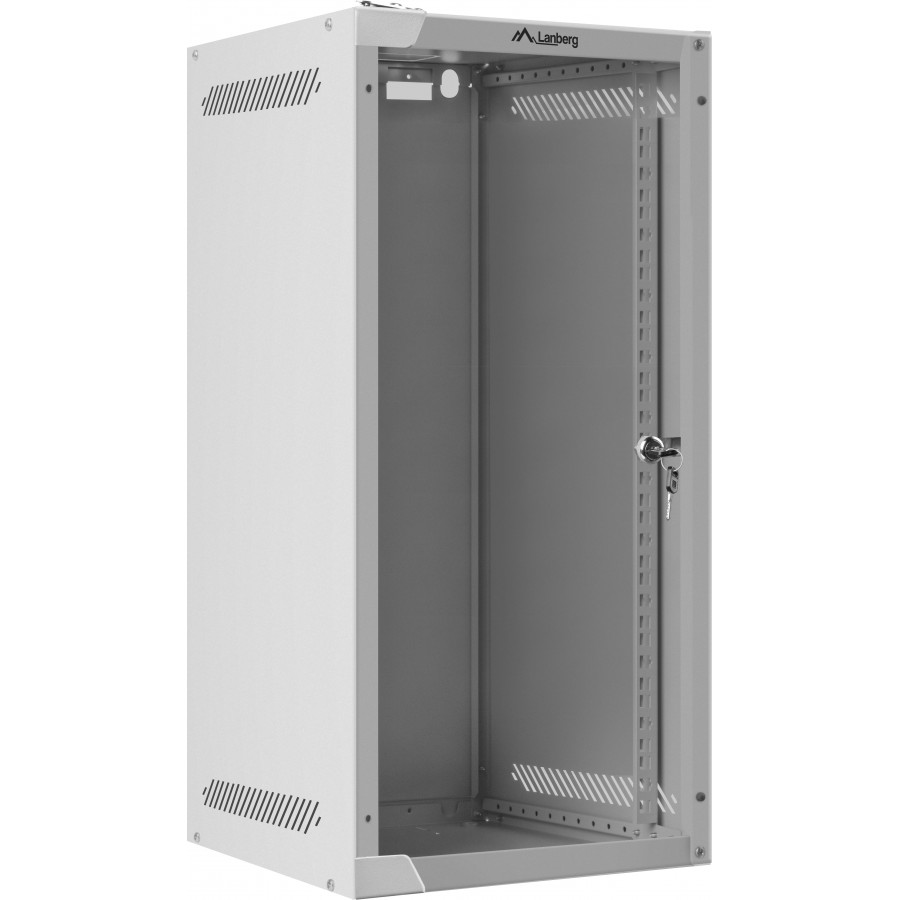 Szafa Instalacyjna Rack Wisząca 10" 12u 280x310 Szara Lanberg Flat Pack