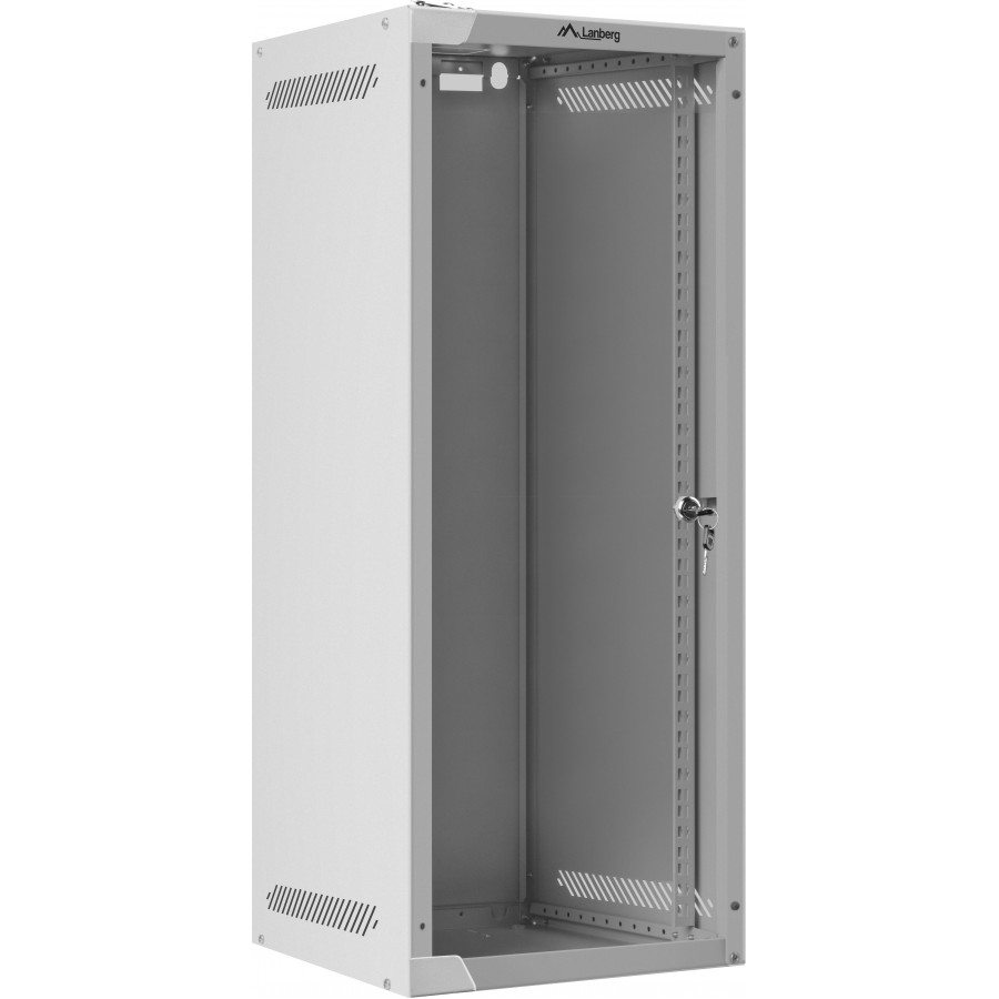 Szafa Instalacyjna Rack Wisząca 10" 15u 280x310 Szara Lanberg Flat Pack