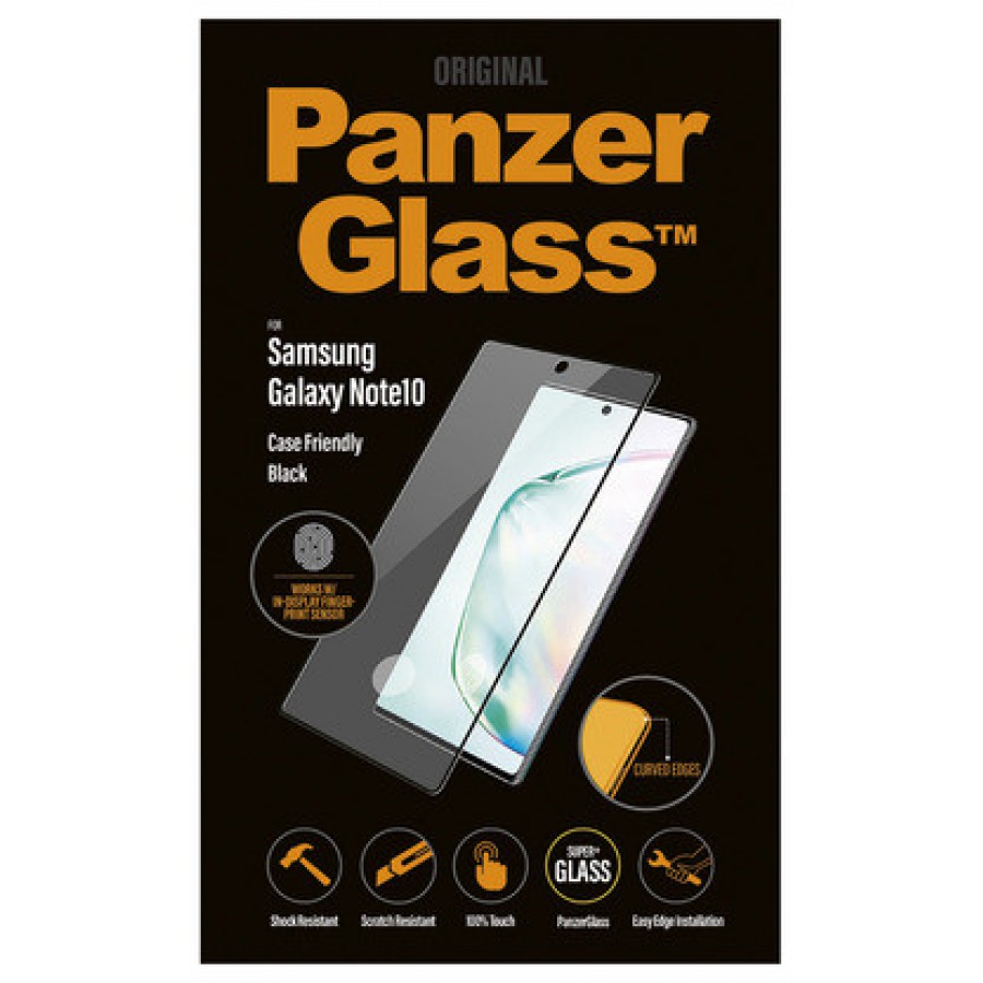 Szkło Hartowane Panzerglass Do Samsung Galaxy Note 10 Czarny Do Etui