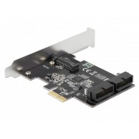 Karta PCI Express->USB 3.0 2-Port Pin Header Internal+ Śledź Low Profile Delock