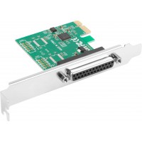 Karta PCI Express LPT (DB25) X1 Lanberg + Śledź Low Profile