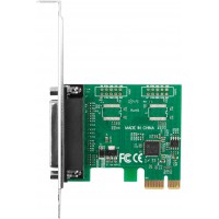 Karta PCI Express LPT (DB25) X1 Lanberg + Śledź Low Profile