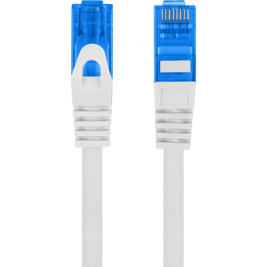 Patchcord Kat.6a S/FTP Lszh CCA 0.5m Szary Fluke Passed Lanberg