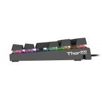 Klawiatura Dla Graczy Genesis Thor 300 TKL RGB Mechaniczna Podświetlenie RGB Outemu Red