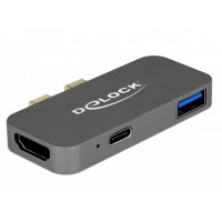 Stacja Dokująca Dla Macbook Delock USB-C(M)->1x USB 3.1, HDMI, 1x Thunderbolt 5k