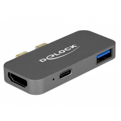 Stacja Dokująca Dla Macbook Delock USB-C(M)->1x USB 3.1, HDMI, 1x Thunderbolt 5k