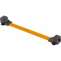 Adapter Złączka Sieciowa Przelotka Okienna RJ45 Kat.5e 17cm Lanberg