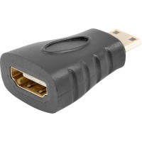 Adapter HDMI(F)->HDMI Mini(M) Czarny Lanberg