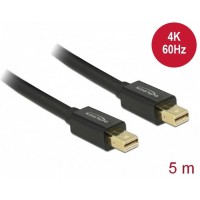 Kabel Displayport Mini M/M 20 Pin V1.2 5m 4k Czarny Delock