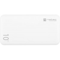 Power Bank Natec Extreme Media Trevi Pro 10000mAh 2x USB-A + 1x USB-C 18W Biały Quick Charge 3.0