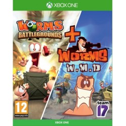 Gra Worms Battlegrounds+Worms W.M.D. XONE