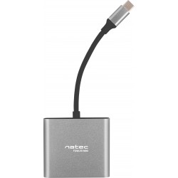 Multi Port Natec Fowler Mini USB-C Pd, USB 3.0, HDMI 4k