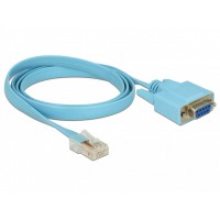 Adapter DB9(M) 2.0->Serial RJ45 (RS-232) Na Kablu 100cm Niebieski Delock