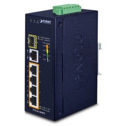 Switch Planet Igs-614hpt 4-Port 1Gb Base-T Poe/1x 1Gb Sfp Przemysłowy Gigabit Niezarządzalny