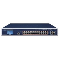 Switch Planet Gs-6320-24up2t2xv 24x 1Gb Base-T/2x10Gb Base-T/2x 10g Sfp+ Zarządzalny L3 Ekran LCD