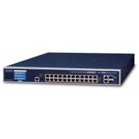 Switch Planet Gs-6320-24up2t2xv 24x 1Gb Base-T/2x10Gb Base-T/2x 10g Sfp+ Zarządzalny L3 Ekran LCD