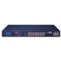 Switch Planet Fgsw-2022vhp 12x 100base-Tx Poe/4x 100base-Tx Ultra Poe/2x 1Gb Tp/2x 1Gb Sfp LCD