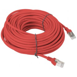 Patchcord Kat.5e FTP 50m Czerwony Lanberg