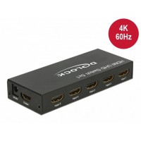 Splitter Video Delock 5x HDMI -> HDMI Ultra HD 4k