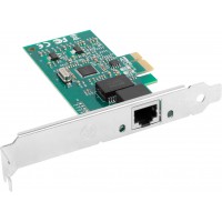 Karta Sieciowa Lanberg PCI-E 1x RJ45 1Gb Intel + Śledź Low Profile