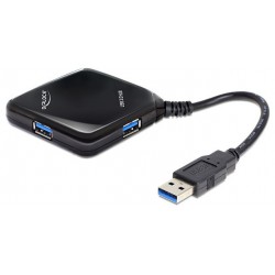 Hub USB 3.0 Delock 4-Porty Czarny