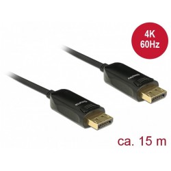 Kabel Displayport M/M 20 Pin V1.2 15m 4k Czarny Delock