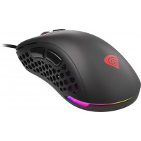 Mysz Dla Graczy Genesis Xenon 800 Lekka 16000dpi RGB Czarna Gamingowa PMW3389