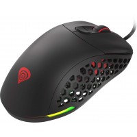 Mysz Dla Graczy Genesis Xenon 800 Lekka 16000dpi RGB Czarna Gamingowa PMW3389