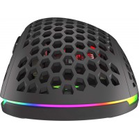 Mysz Dla Graczy Genesis Xenon 800 Lekka 16000dpi RGB Czarna Gamingowa PMW3389