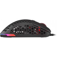 Mysz Dla Graczy Genesis Xenon 800 Lekka 16000dpi RGB Czarna Gamingowa PMW3389