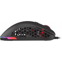 Mysz Dla Graczy Genesis Xenon 800 Lekka 16000dpi RGB Czarna Gamingowa PMW3389