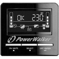 UPS Powerwalker Line-Interactive 1100VA CW Fr 3x Pl 230V, USB, RS-232, LCD, EPO