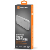 Power Bank Natec Extreme Media Trevi Wireless 10000mAh Biały 10w