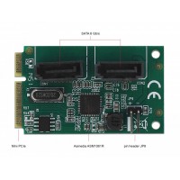 Karta Mini PCIE->2x SATA 6Gb/s Raid Delock