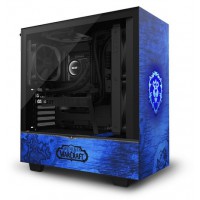 Obudowa Nzxt H510 WOW Alliance Midi Tower Z Oknem Bez Zasilacza Niebieska