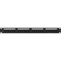 Patch Panel 24 Port 1u 19” Kat.6a Czarny Lanberg