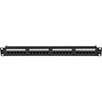 Patch Panel 24 Port 1u 19” Kat.6a Czarny Lanberg