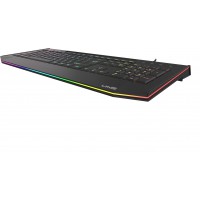 Klawiatura Dla Graczy Genesis Lith 400 RGB Cz/Sk X-Scissor Podświetlenie RGB Oprogramowanie Slim