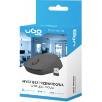 Mysz Bezprzewodowa Ugo Pico MW100 1600dpi Black Optyczna USB